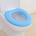thumbnail image 5 of Racing Butterfly Waterpoof Soft Toilet Seat Cover Bathroom Washable Closestool Mat Pad O-shape, 5 of 8