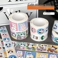 thumbnail image 1 of Pegatinas de foca de dibujos animados, bonitas pegatinas decorativas para hacer tú mismo, pegatinas creativas para sobres, cinta adhesiva, 300 pegatinas, 1 of 4