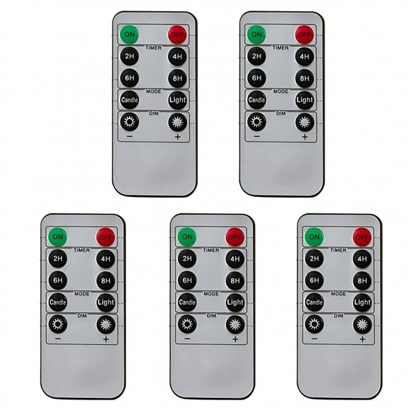 HBMYN LED Remote Control for Various Flameless LED Candles,2/4/6/8