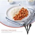 thumbnail image 4 of 3PCS Kitchen Cooking Tools, Mini Nylon Kitchen Utensils Set, Reusable Plastic of Tableware Silicone Dinnerware, Children's Dinner Tools, Spatula, Spoon And Fork, 4 of 8
