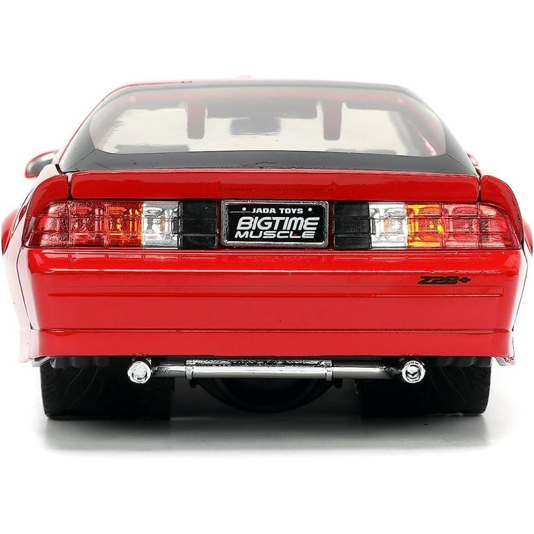 Jada 1985 Chevrolet Camaro Red, Black Stripes, Bigtime Muscle