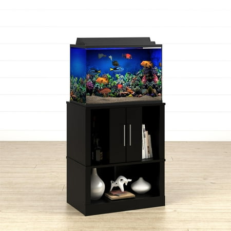 Ameriwood Home Cove 20 Gallon Aquarium Stand in Black