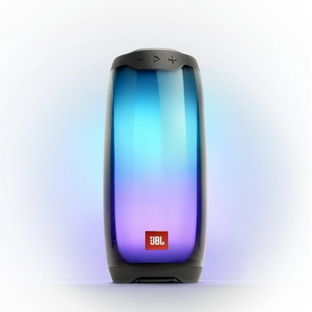 JBL Pulse 4 Waterproof Portable Bluetooth Speaker with Light Show and Sound (Black)