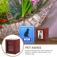 thumbnail image 4 of SEWACC 1Pcs Urne Commémorative Carrée en Bois pour Chat 5.8 Pouces pour Propriétaires d'Animaux, 4 of 5