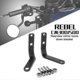 thumbnail image 1 of Black Motorcycle Handlebar Rearview Side Mirrors Spotlight Bracket Aluminum Accessories For Honda Cmx 500 300 Rebel, 1 of 2