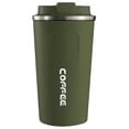 thumbnail image 1 of Smart Temperature Display Coffee Cup Portable 304 Stainless Steel Insulation Cup Simple Style Pure Color Generation 2nd Green 510ml, 1 of 13