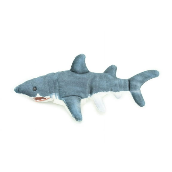 Shark Finger Puppet, Very Nice Plush Great White Shark, Stuffed Fish, Educational, Realistic, Lifelike, Gift, 8" FM17 B236
