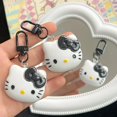 thumbnail image 2 of Sanrio-Llavero de Anime de Hello Kitty, colgante de Bolsa Escolar de Pochacco de dibujos animados en blanco y negro, accesorios de viento oscuro, regalo de vacaciones, 2 of 4