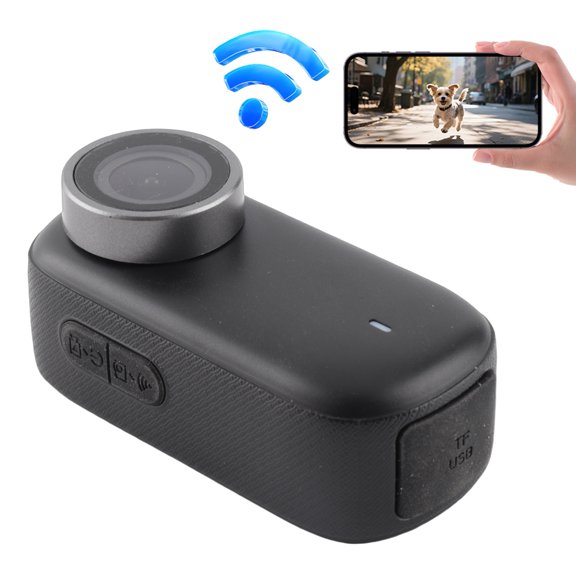 Cámara De Acción Portátil 4K Con Pulgar Conectividad WIFI Cabeza De Bola Magnética POV Cámara Desgastada Por El Cuerpo Videocámara Portátil Para Vlog Ciclismo Viajes