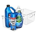 thumbnail image 1 of Sorbus Cleaning Supplies Organizer - Clear Containers for Organizing Cleaning Supplies Under the Sink - Clear Bins for Organizing Kitchen and Bathroom Essentials - Clear Plastic Storage Bins (2Pack), 1 of 6