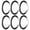 6Pcs, variant on Lens Guard Protective Cover for Tesla Refreshed Model Y Car Backup Camera Protective Sticker High-Transparency Design Anti-Scratch Easy Installation (4Pcs)