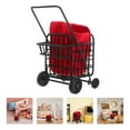 thumbnail image 7 of Ostracsh 1:12 Miniature Metal Shopping Cart - Small Supermarket Grocery Handcart for Dollhouse Kitchen Accessories, 7 of 7