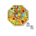 thumbnail image 3 of Michigan Rummy Game Deluxe Set Perfect Blend of A Royal Game of Hearts Rummy Poker Wooden Tripoley Board Game Betting Bluffing Game Classical Family Card Game for Adults 200 Chips, 3 of 7