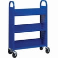 thumbnail image 3 of Lorell Single-sided Steel Book Cart, 3 of 6