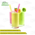 thumbnail image 4 of [2400 Count] Individually Wrapped Jumbo Drinking Straws For Bubble Tea, Smoothies Extra Wide, Milkshakes, Slushies, Party Straws - Assorted Colors, Disposable Straws, Long Straws (8 inch x 0.5 inch), 4 of 7
