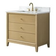 thumbnail image 6 of Vanity Art 36" Bathroom Vanity with Sink and Engineered Marble Top, Freestanding Storage Cabinet with 3 Drawers, 6 of 6