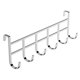 thumbnail image 1 of Zhuge :1 pieza de puerta sin perforar, gancho para colgar ropa, puerta de armario de cocina, estante colgante especial de seis eslabones para gabinetes de cocina (plateado), 1 of 5