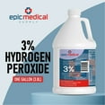 thumbnail image 2 of Epic Medical Supply Hydrogen Peroxide First Aid Antiseptic, 3% USP, Gallon, 2 of 5