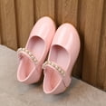 thumbnail image 2 of dmqupv Toddler 7 Shoes Girls Student Single Children Baby Shoes Girls Dance Flower Baby Shoes Toddler Shoes Shoes Pink 6, 2 of 5