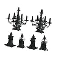 thumbnail image 2 of 6 candelabros de Halloween, adornos para candelabros, accesorios para mesa, decoración de Halloween, candelabro 3D, decoración para fiestas, 2 of 8