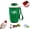 Green, variant on Coffee Vacuum Flask, 12oz Portable Stainless Steel Insulated Travel Mug, Smart LED Temperature Display, Stainless Steel Insulated Mug with Lid & Handle, 316 Stainless Wall Coffee Mug (Red)