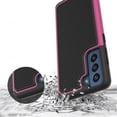 thumbnail image 3 of for Samsung Galaxy S21 FE 5G (NOT FIT S21 5G) with Tempered Glass Case Phone Case Shock Proof Edges Hybrid Hard Back Slim Bumper Cover, 3 of 4