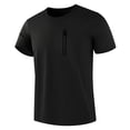 thumbnail image 2 of Hilenly Men's Cooling Ice Silk Running Shirts Quick Dry Short Sleeve Athletic Gym T-Shirts UPF 50+ Outdoor Workout Tshirts, 2 of 6