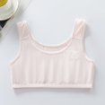 thumbnail image 5 of LRen Girls Training Bras 8-10 Years Soft Stretchable Sports Bra Girl Wireless Breathable Sports Bralettes Solid Color with Adjustable Straps Pads Yoga Crop Tops for, 5 of 6