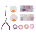thumbnail image 2 of Jewelry Making Kit, Sorted Box Environmental Friendly Colorful Beads Glass Beads Vibrant Jewelry Making Set With Box  for School, 2 of 8