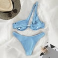 thumbnail image 3 of WILLBEST Bikini de Mujer, Traje de Baño de Color, Sexy, para Mujer, con Aros En Los Hombros, Bikini, Traje de Baño Bikini, 3 of 3