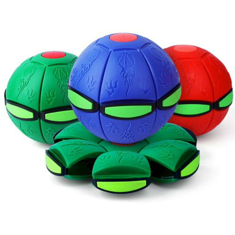 Magics Ball Toy with Lights, UFO Portable Flying Saucer Toys Stomp Magics  Ball Childrens Toy, Magics UFO Ball