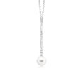 thumbnail image 2 of ANGARA Freshwater Cultured Pearl Lariat Style Necklace with Diamonds in 925 Sterling Silver for Women | June Birthstone, Birthday, Anniversary, Jewelry Gift for Women | Pearl Necklace, 2 of 9