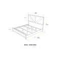 thumbnail image 4 of Kings Brand Furniture 6-Piece Antique Natural King Size Bedroom Set - Bed, Dresser, Mirror, Chest and 2 Nightstands, 4 of 5