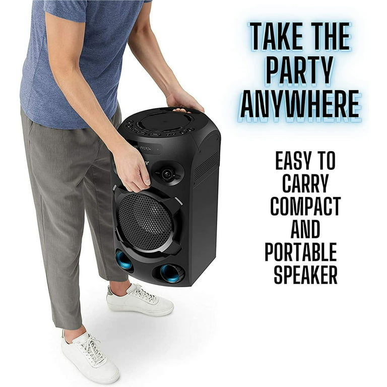 Sony Portable Bluetooth Speaker with Extra Bass, LED Light