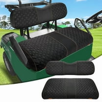 Roykaw Golf Cart Seat Covers for EZGO TXT, Backrest Bottom Cover, 1680D Oxford Cloth/ Washable