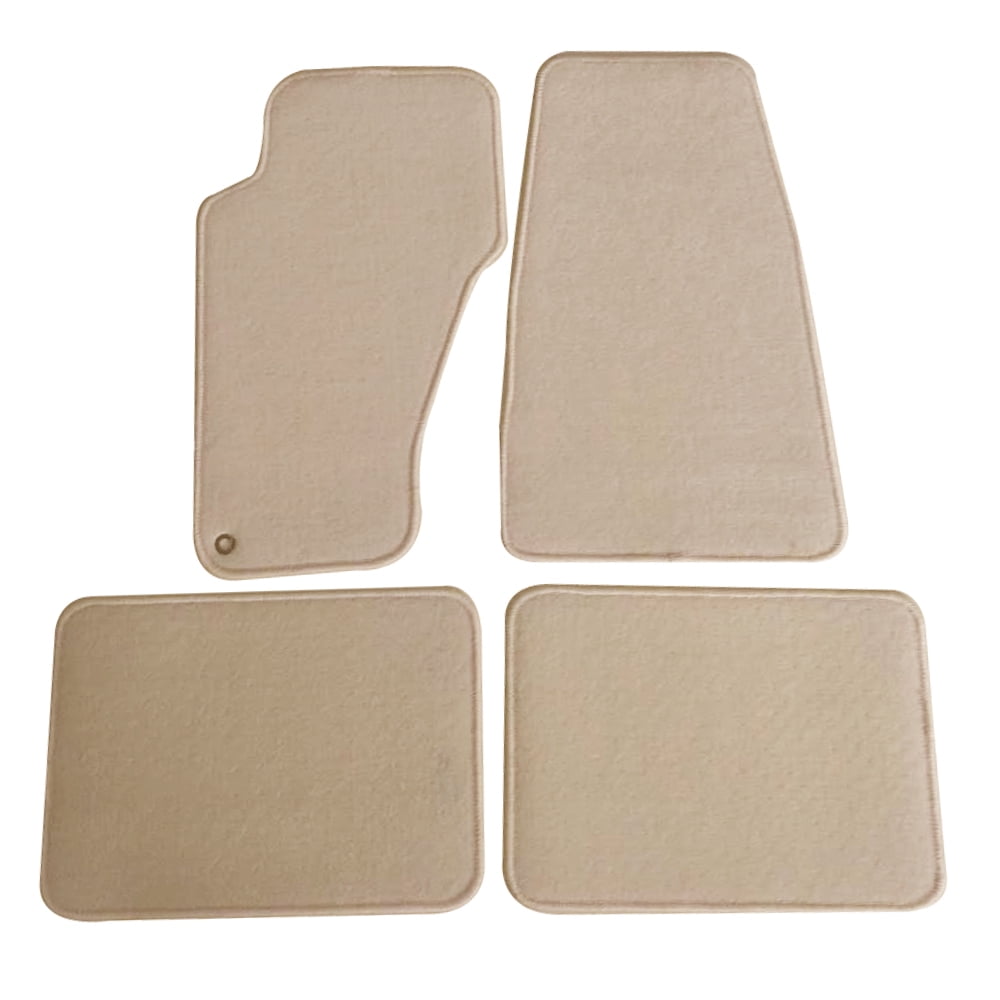 ANiKi 4-Piece Black Nylon Carpet Floor Mats For Jeep Grand Cherokee 1999-2004