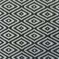 thumbnail image 3 of DII Reversible Indoor/Outdoor Diamond Woven Rug, 4x6', Black, 3 of 5