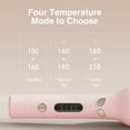 thumbnail image 6 of YOSUOPOC Automatic Hair Curler, Auto Rotating Curling Iron with 4 Adjustable Temperatures & Negative Ions, Pink Anti-Scald Styling Wand for Curls and Waves, 6 of 8