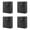 Black-7x4x9 inch, variant on BAKIPACK 4Pcs 10x5x13 Inches Gift Bags With Handles Paper Gags Bulk For Party Shopping Wedding Birthday