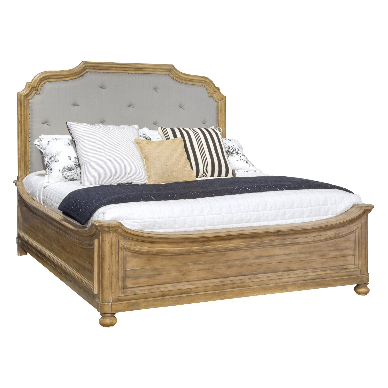 Magnussen Bellamy Traditional Peppercorn Shaped Panel Bed Com Magnussen Bellamy Traditional, Magnussen Bellamy King Bed