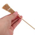 thumbnail image 3 of 5Pcs Mini Hand-woven Broom Dollhouse Decor Broom Lovely Broom Props for Decor, 3 of 4