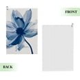 thumbnail image 2 of ONETECH Flowers Super Absorbent Microfiber Golf Towel 24x16in 2PC, 2 of 7