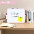 thumbnail image 4 of VUSIGN Magnetic Small Whiteboard with 2 Magnets and 4 Markers, 2 Pack, 4 of 6