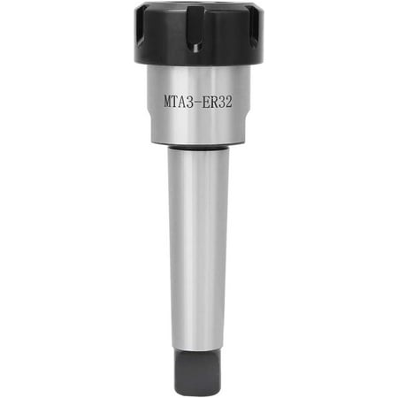

ZAGHNRENJ MTA3 Morse Taper Collet Chuck Holder MT3 Milling Chuck Holder Carbon Steel CNC Milling Lathe Parts MT3 Shank for All ER16 ER20 ER25 ER32 Chucks.(MTA3-ER32) AAZ-181