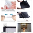 thumbnail image 5 of Puerta mágica para perros, red de seguridad plegable y portátil para puertas de escaleras con correa de extensión de 2 cm, barrera de seguridad para instalar en cualquier lugar para perros y gatos - 1, 5 of 5