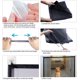 thumbnail image 4 of Barrières pour chiens, porte de porte pliable pour chien Magic Gate y garde d'escalier pour bébés, chiens et chats 110 cm x 72 cm Ormromra WLJ-2668, 4 of 5