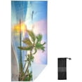 thumbnail image 2 of SKYSONIC Beach Towels 30"x60", Sunrise Tropical Beach Palm Trees Camping Towels Sand Free Beach Towel, Large Beach Towels Quick Dry Bath Travel Towels Pool Yoga Beach Mat for Men Women, 2 of 7
