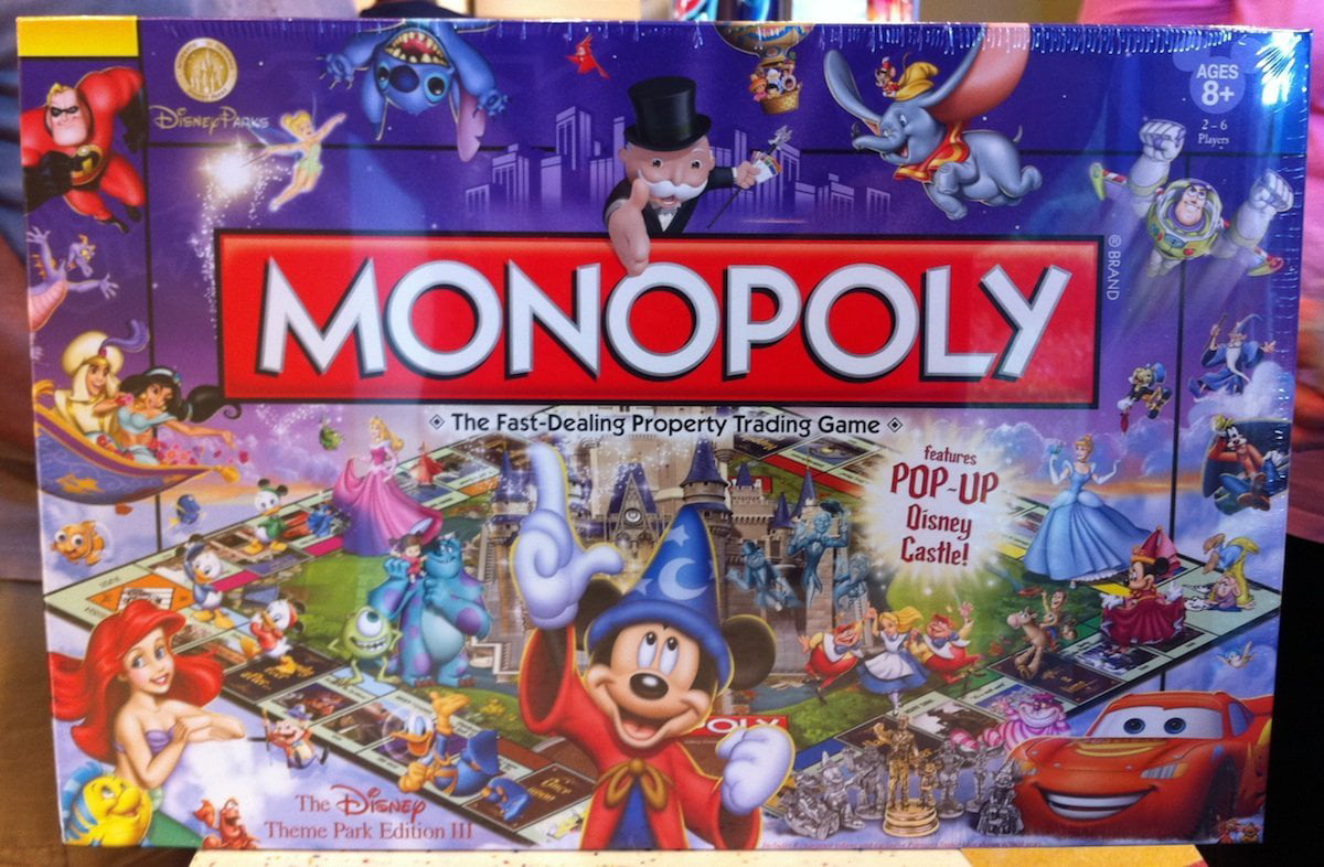 Disney Theme Park Edition Monopoly Game Castle NEW - Walmart.com