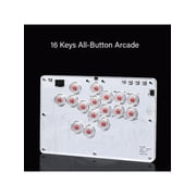 RGB Arcade Hitbox Keyboard Arcade Fighting Game Controller Keyboard for PS4/PS3/Steam/Android Switch Arcade Gameplay