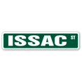 thumbnail image 1 of SignMission SS-ISSAC 4 x 18 in. Childrens Name Room Street Sign - Issac, 1 of 1